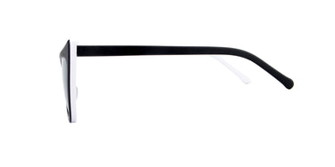 Women Urban Sunglasses: Bogota - Black White - SpecSMART Eye Clinic (Side View)